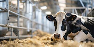 vache sur le ferme photo