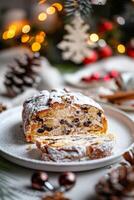 Nouveau année Noël cuisson gâteau bonbons photo