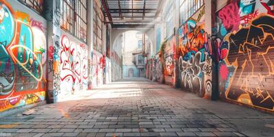 graffiti sur le rue photo