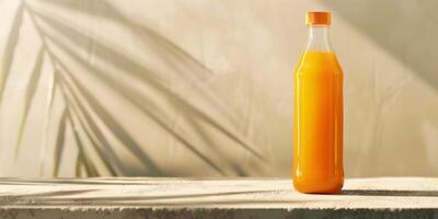 Naturel jus dans bouteilles photo