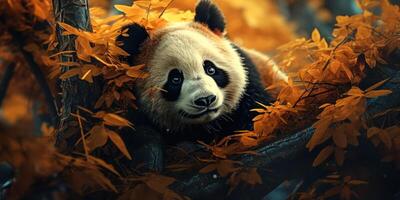 Panda dans le sauvage photo