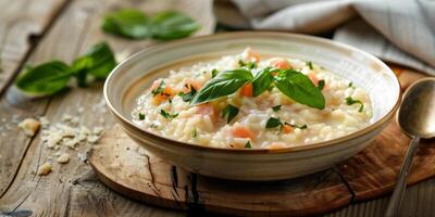 bouilli riz avec herbes photo