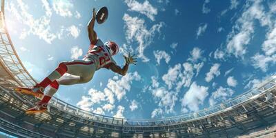 américain Football joueurs sur le champ photo