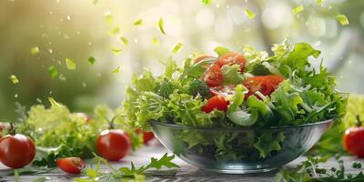 salade de légumes frais photo