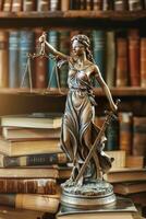 themis est déesse de Justice et loi photo