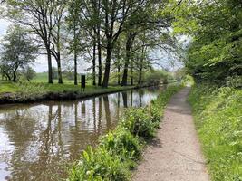 une vue de le shropshire syndicat canal près ellesmere photo