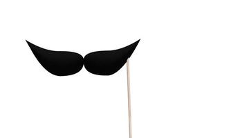 moustache noir foncé Couleur symbole décoration ornement père journée gentilhomme homme Masculin mode barbe rétro branché icône objet coiffeur frisé conception visage cheveux se raser déguisement Humain dessin costume élégant photo