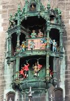 glockenspiel sur le Munich ville salle photo