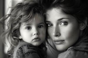 une femme et une peu fille ,holding et en jouant avec sa fille , de la mère journée photo