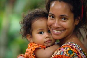 une femme et une peu fille ,holding et en jouant avec sa fille , de la mère journée photo