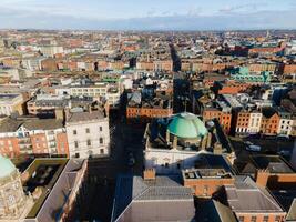 vues de Dublin, Irlande par drone photo