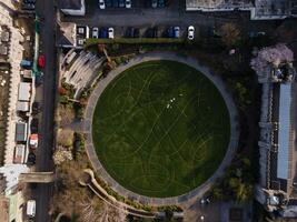 vues de Dublin, Irlande par drone photo