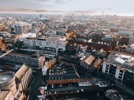 vues de Dublin, Irlande par drone photo