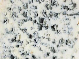 bleu fromage texture ou Contexte. proche en haut. photo