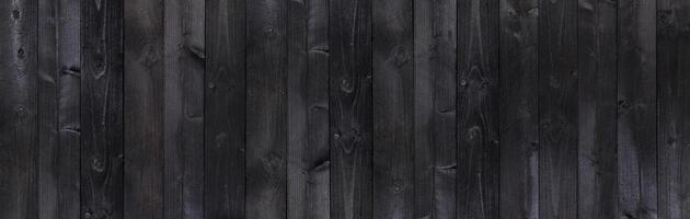 large noir en bois arrière-plan, vieux en bois planches texture photo