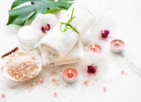 produits de spa aux orchidées photo