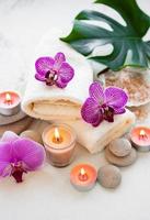 produits de spa aux orchidées photo