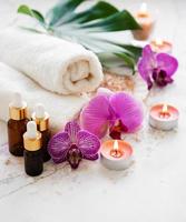 produits de spa aux orchidées photo