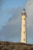 scénique vue de le Californie phare dans aruba photo