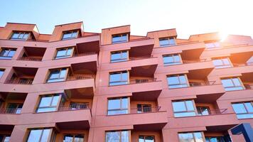 moderne architecture de Urbain Résidentiel appartement bâtiment. appartement bâtiment extérieur, Résidentiel maison façade. photo