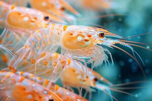 crevettes sur une petit Toile photo