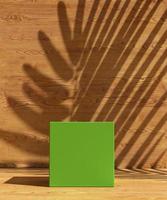 modèle de conception de couverture a4 avec fond vert, style de dégradé de couleurs différentes et modernes pour la présentation de la décoration, brochure, catalogue, livre, magazine, etc. illustration 3d photo
