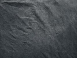 le texture et Contexte de le en tissu sont noir photo