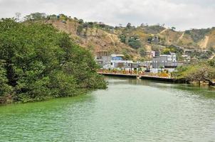 vue sur la rivière esmeraldas, équateur photo