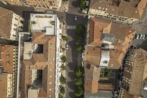 aérien vue de corso del popolo dans rovigo ville photo
