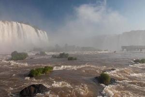 iguazu tombe à la frontière du Brésil et de l'Argentine photo