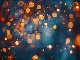 bokeh avec branche Contexte photo