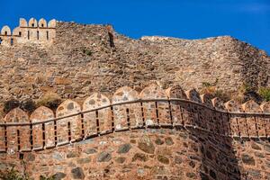 vue de kumbhalgrh fort des murs photo