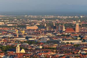 aérien vue de Munich. Munich, Bavière, Allemagne photo