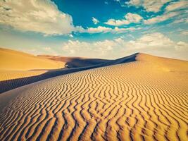 le sable dunes dans désert photo