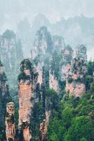 zhangjiajie montagnes, Chine photo