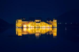 jal mahal l'eau palais. jaipur, rajasthan, Inde photo