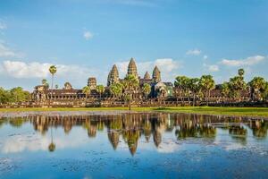 angkor wat temple. siem recueillir, Cambodge photo