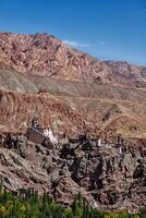 basgo monastère. ladakh, Inde photo