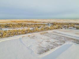 Sud platte rivière dans Colorado plaines photo