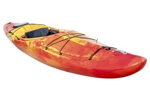 croisement eau vive kayak isolé photo