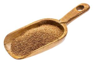 rustique scoop de teff grain photo