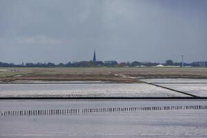 le village de nda sur ameland île dans le Pays-Bas photo