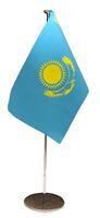 drapeau republik de kazakstan isolé photo