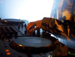 DJ rayure bataille photo