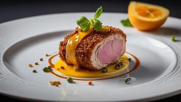 cordon bleu dans une restaurant photo