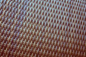 synthétique rotin texture tissage Contexte comme utilisé sur Extérieur jardin meubles. photo