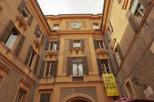 Modène Italie 1 octobre 2020 vue de Émilie centro ruelle dans Modène dans Italie photo