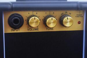 le Ton et le volume de mini guitare amplificateurs photo