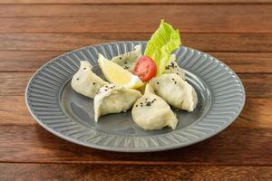 Dumplings avec crevette photo