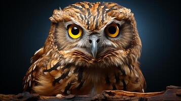 peu hibou nuit animal yeux chasseur photo